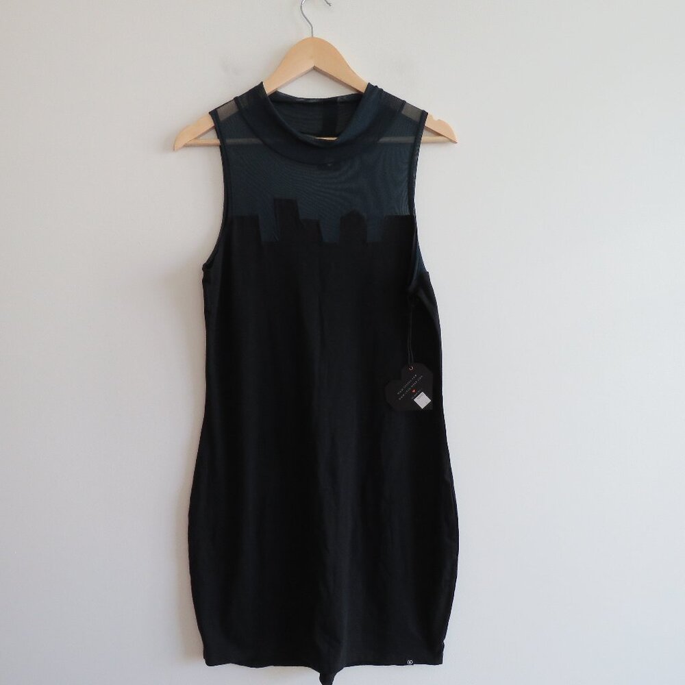 STUSSY X LOVEMADE Heartbeat City Night Flight Mesh Dress Alt Street - Size L - Picture 2 of 16